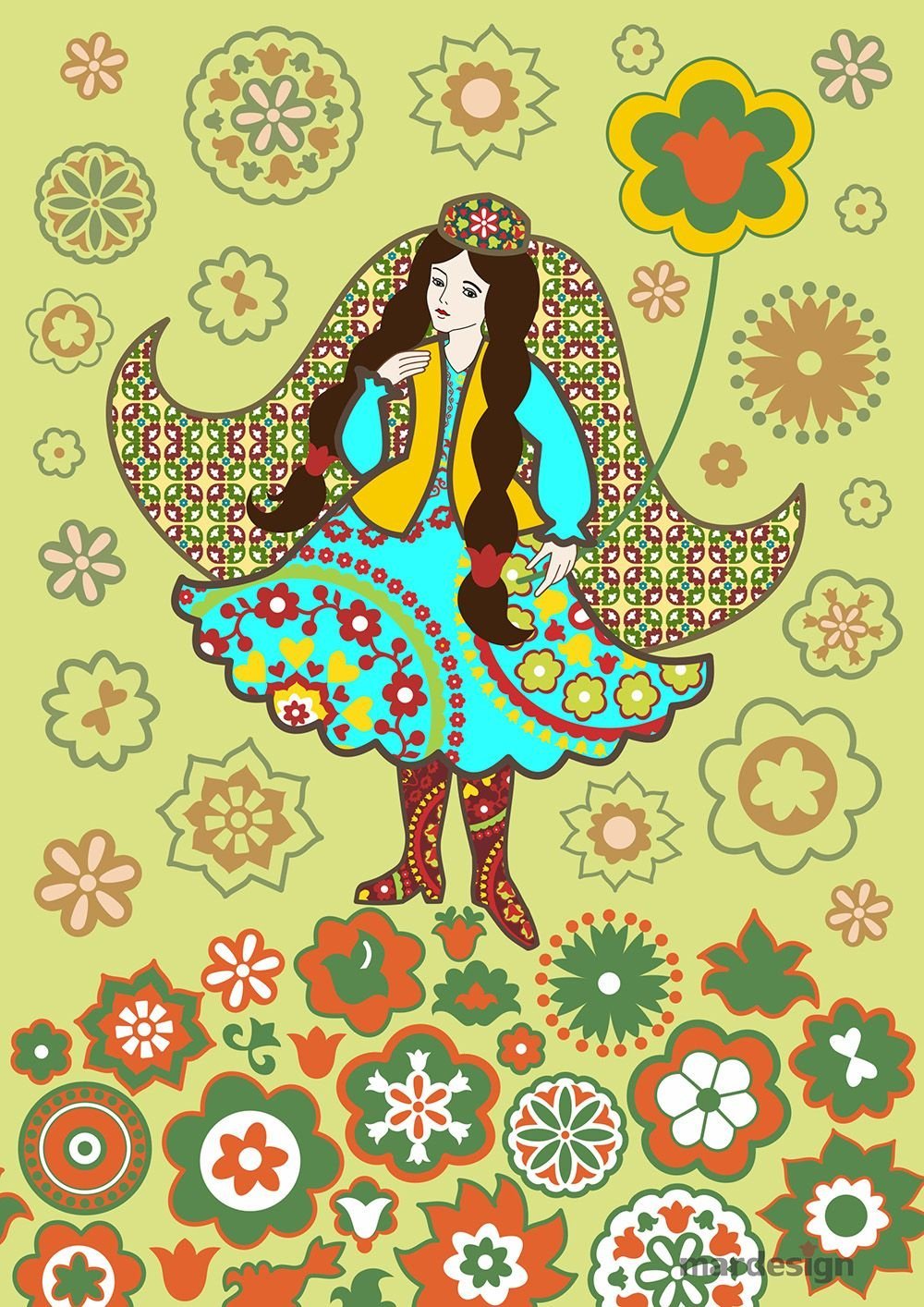 Татарский орнамент Марданшина