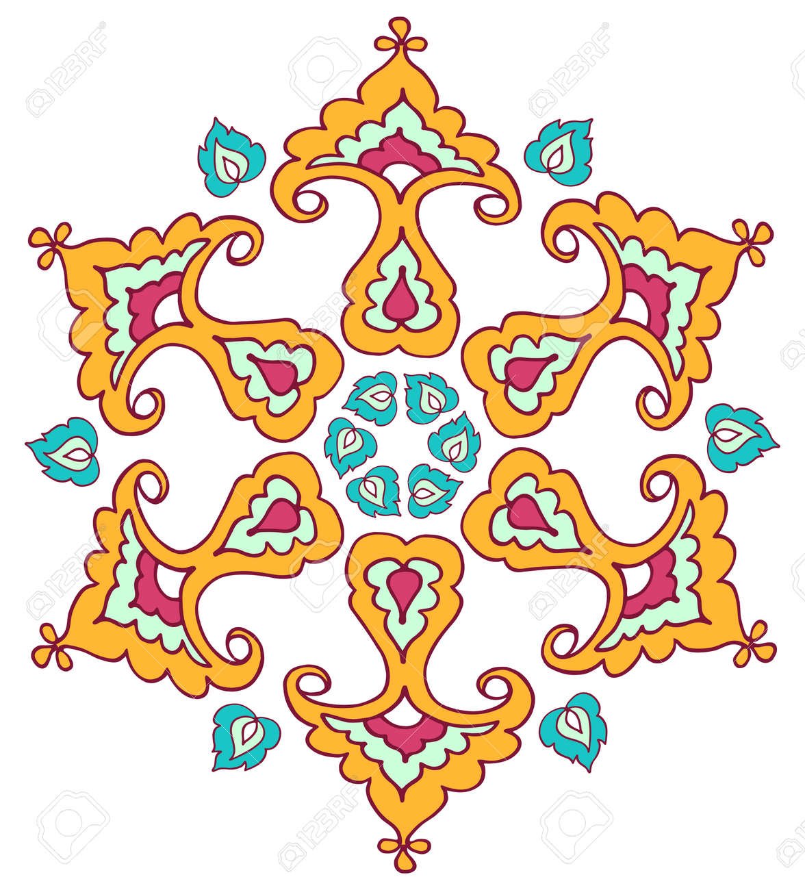 Татарский национальный узор