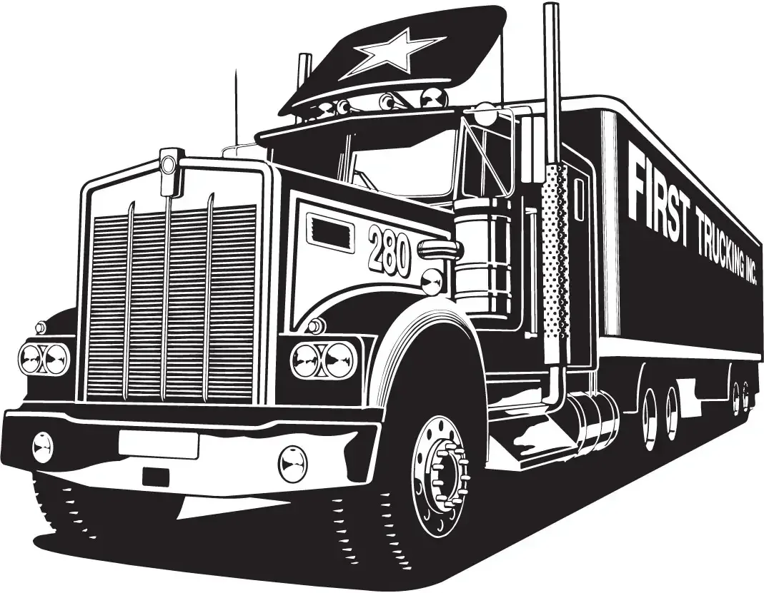 Грузовик вектор