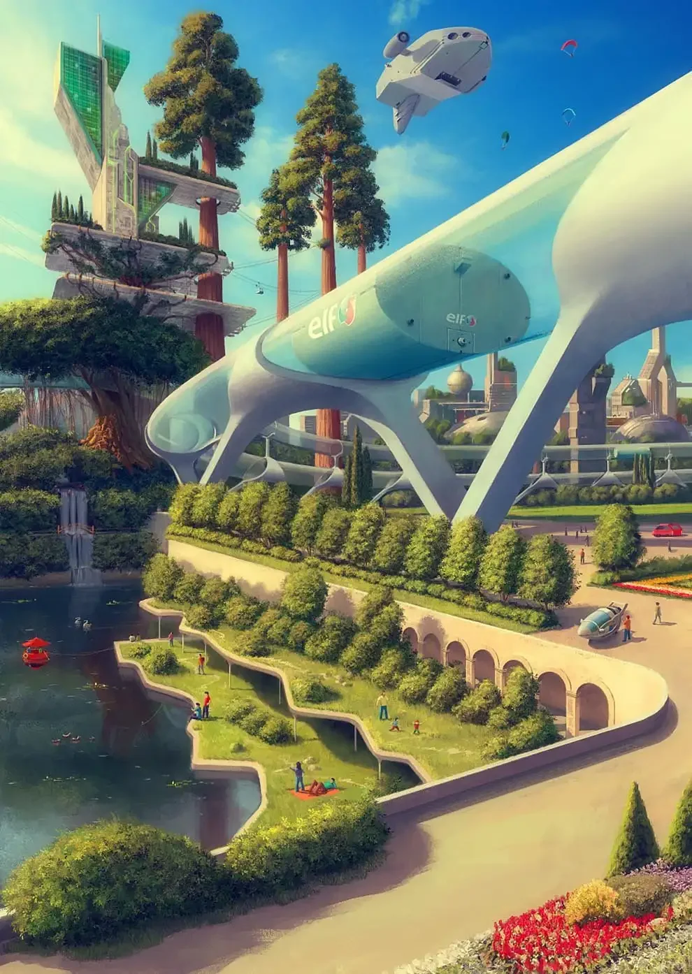 Экогород будущего концепт