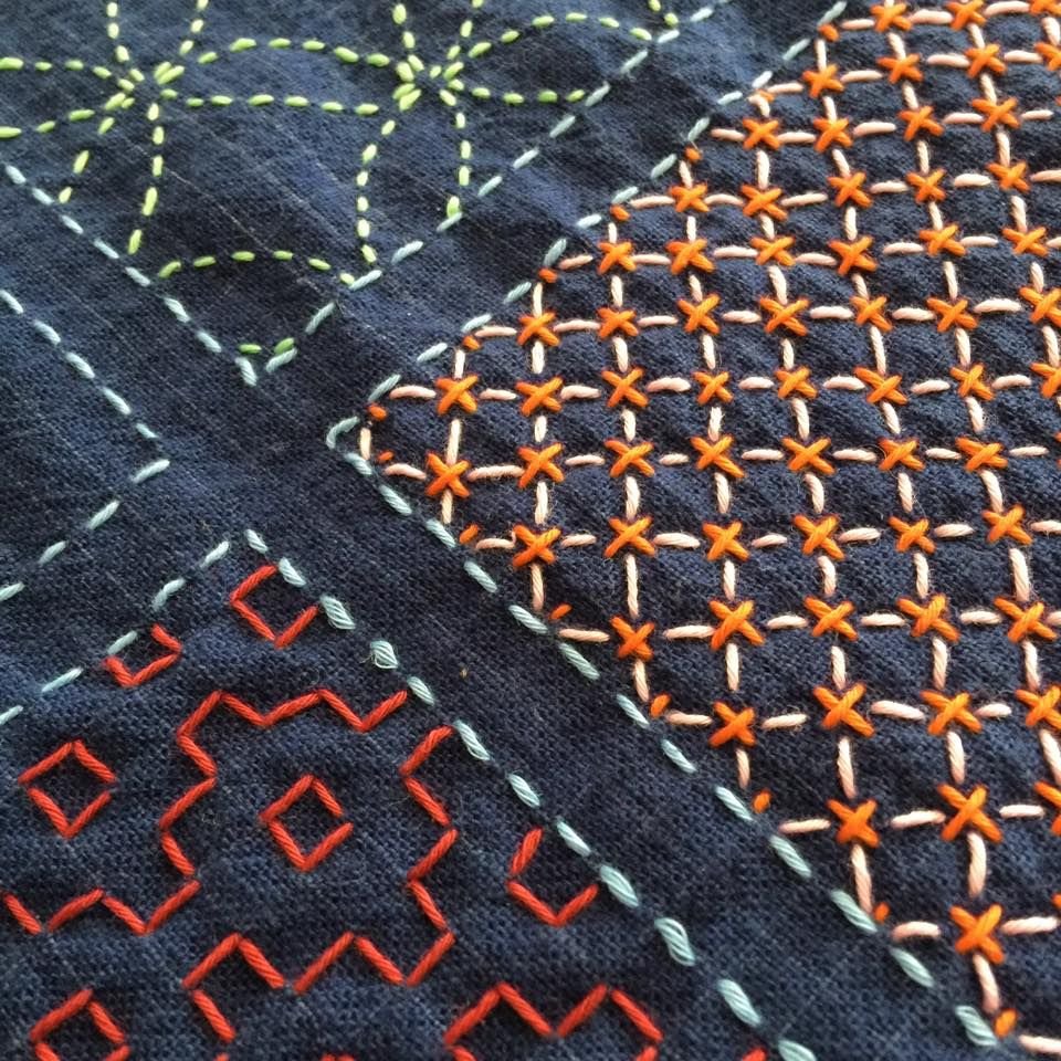 Японская стежка сашико