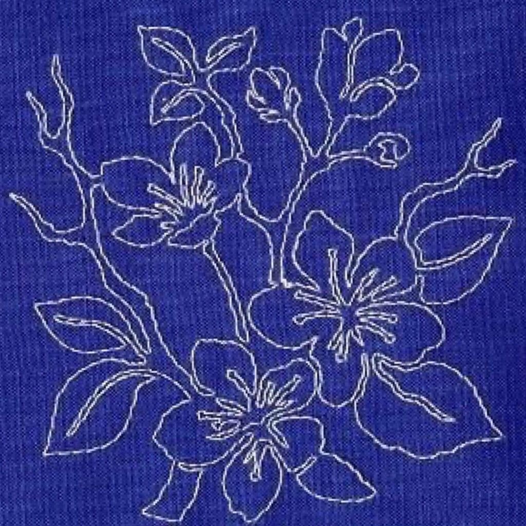 Японская вышивка сашико техника