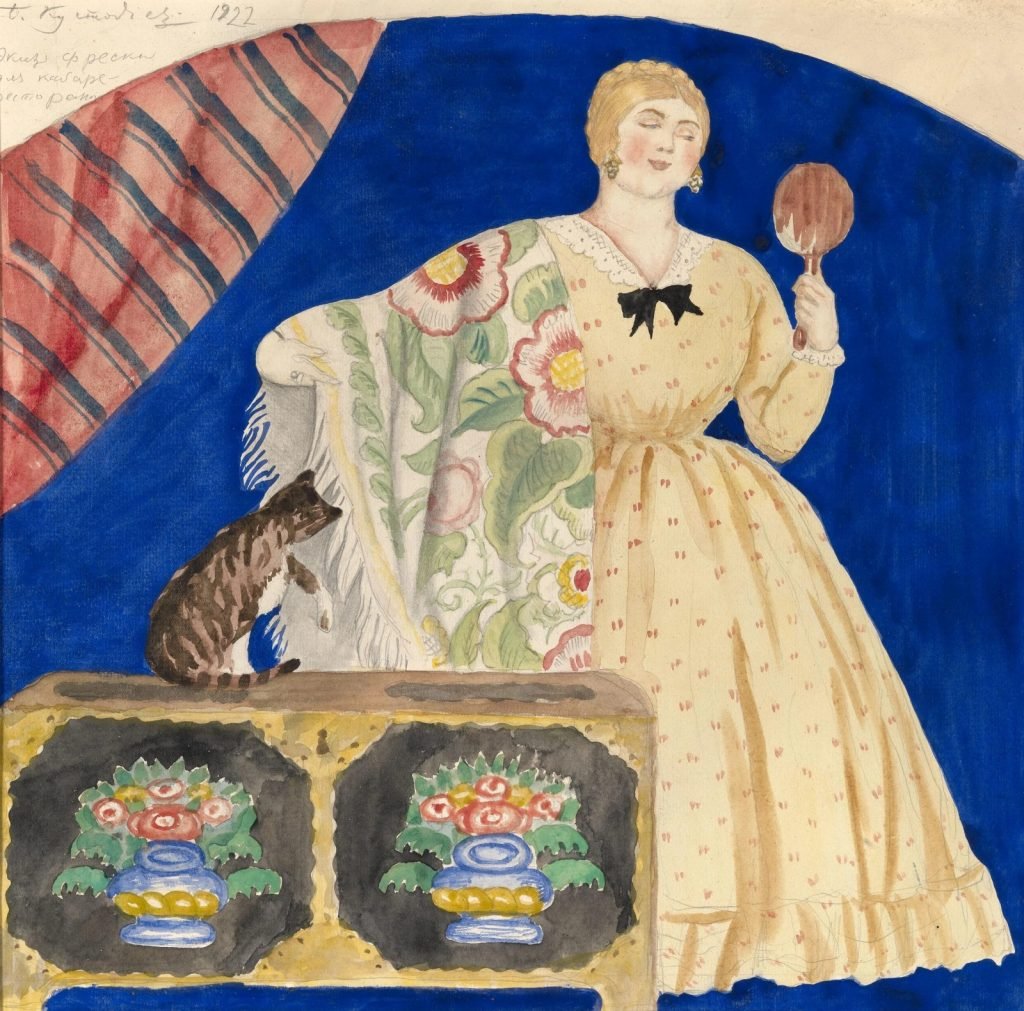 Кустодиев Купчиха 1915