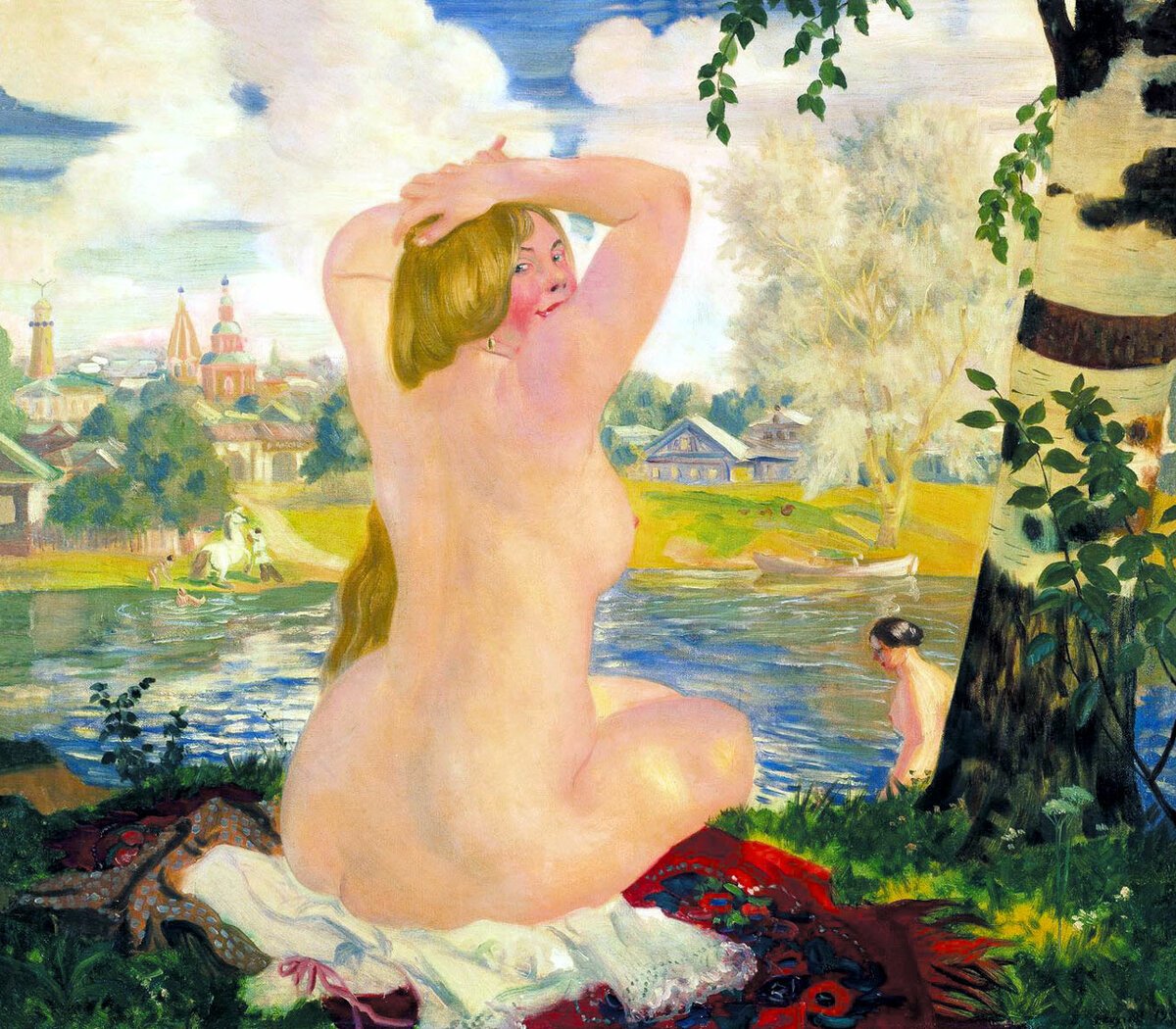 Борис Михайлович Кустодиев Купальщица