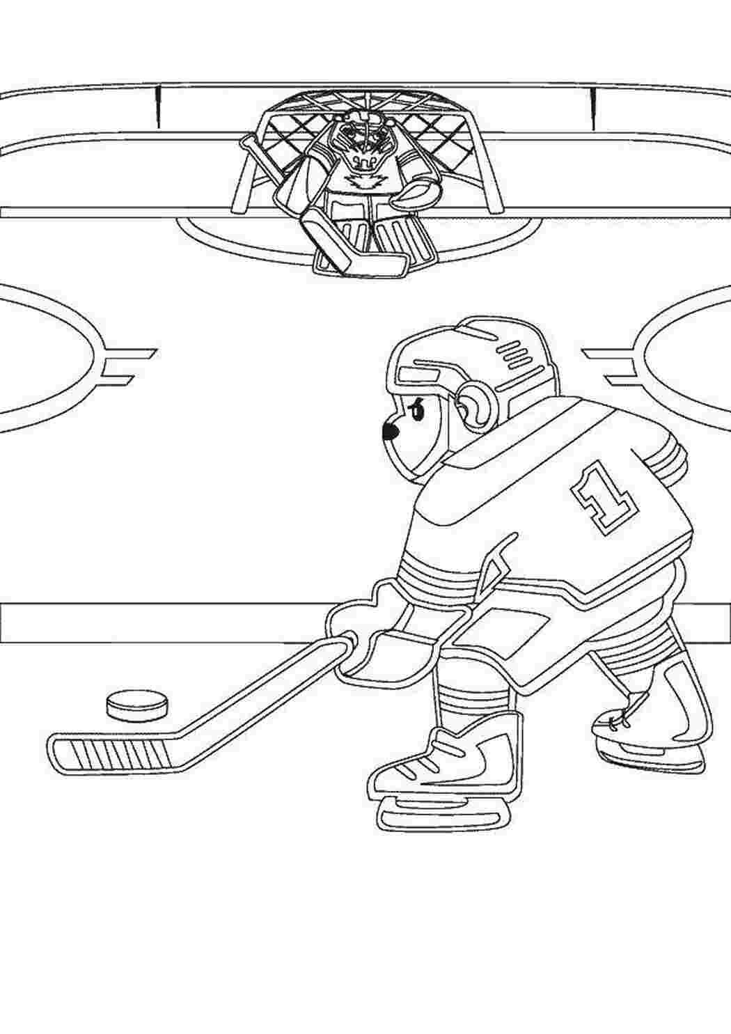 Раскраски хоккеистов НХЛ