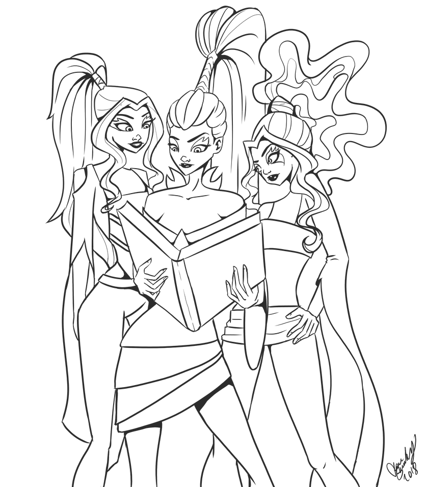 Раскраски Винкс Трикс