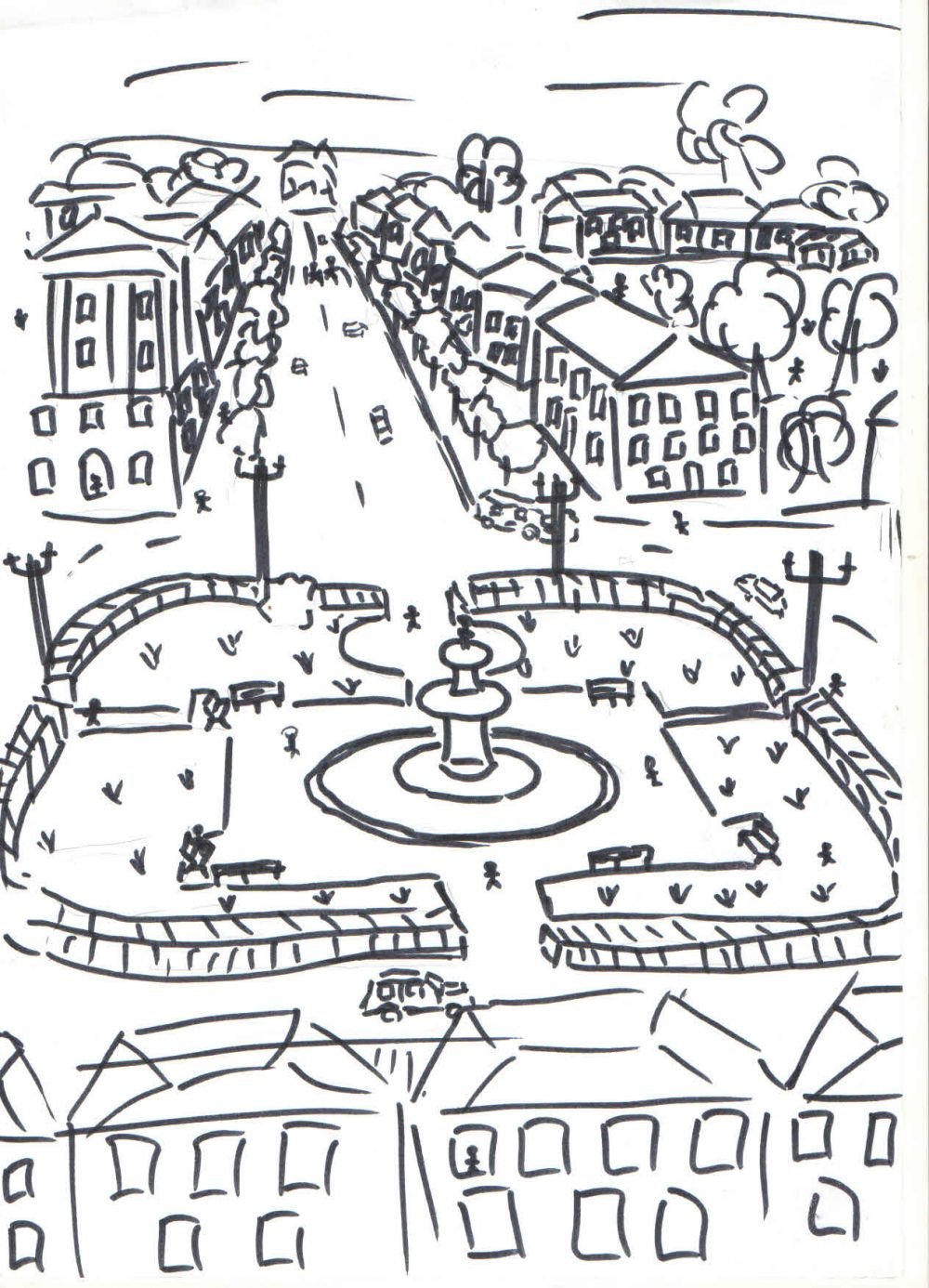 Раскраска город Каменск-Уральский