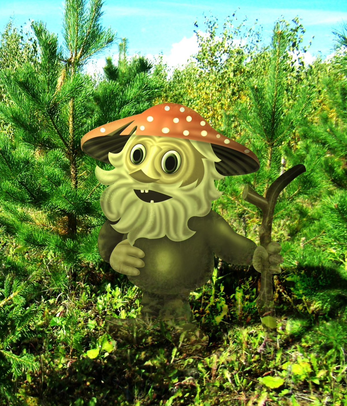 Дядюшка ау старичок-Лесовичок.