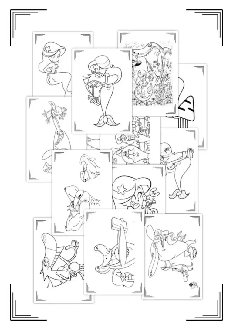 Раскраска 9 жизней