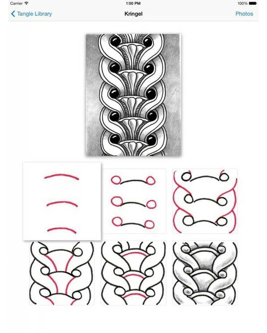 Танглы схемы для начинающих