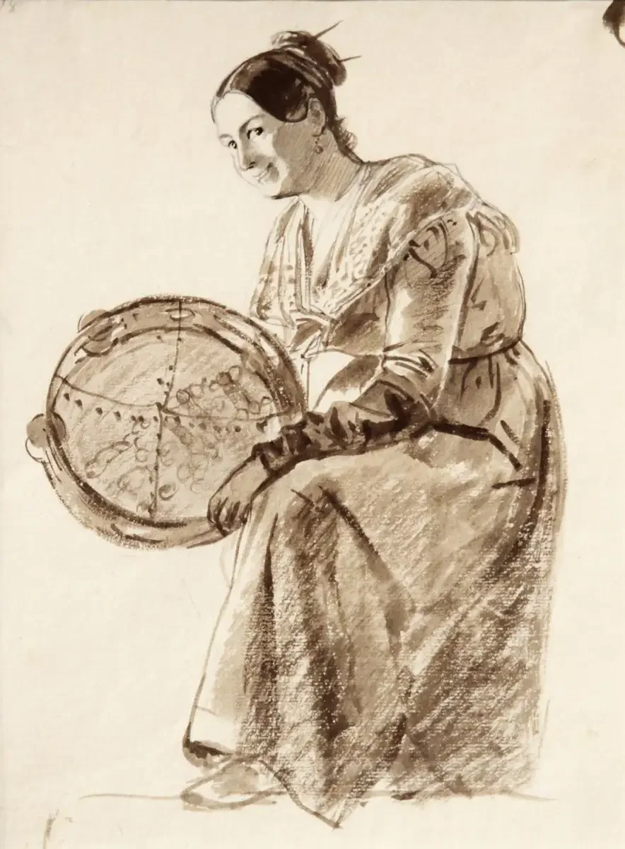 Карл Брюллов акварели