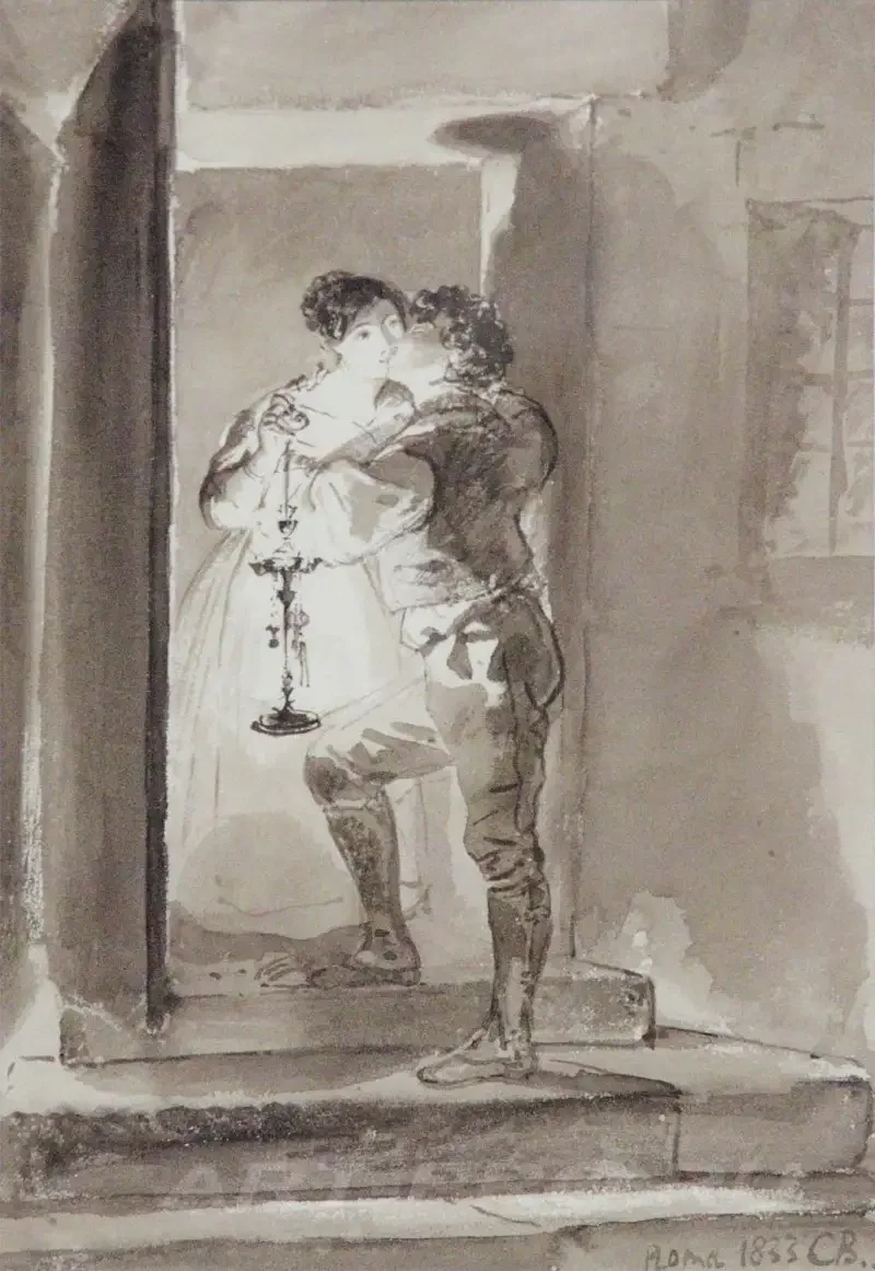 Брюллов Карл зарисовки