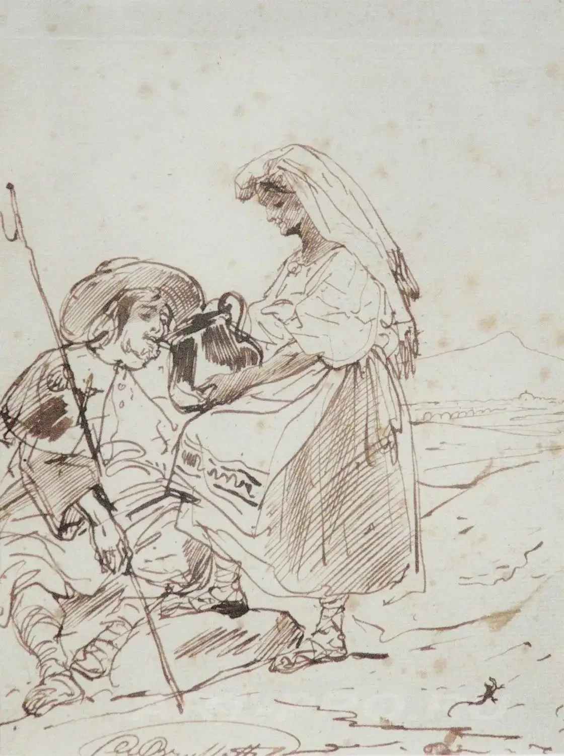 Наброски Брюллова