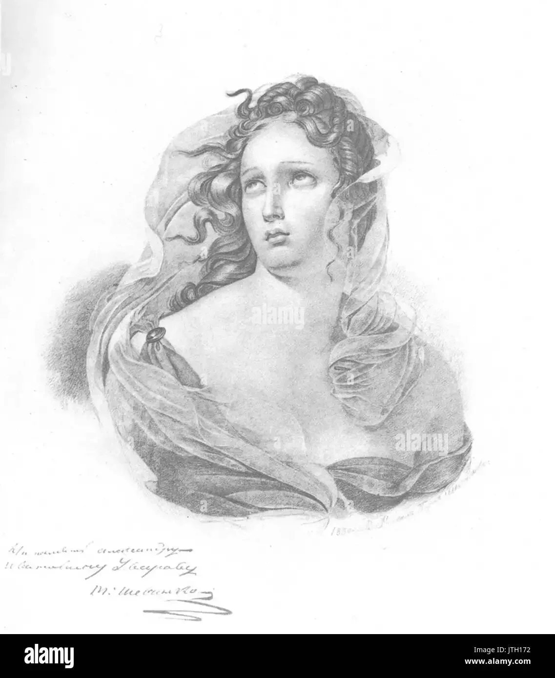 Карл Брюллов Графика портреты художник