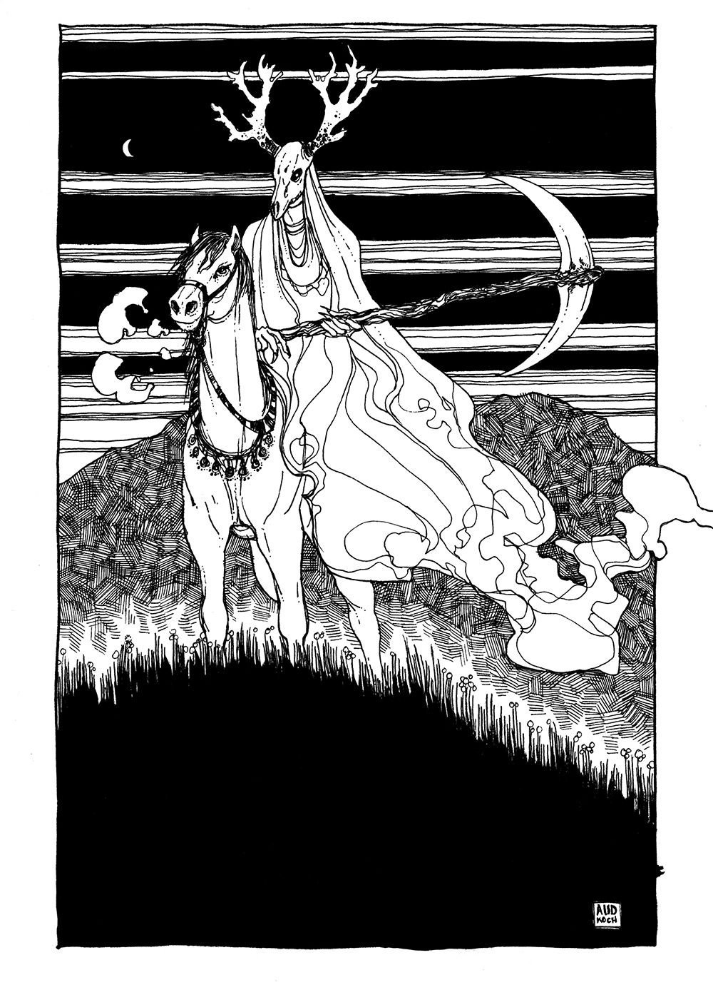 Лесной царь Шуберт иллюстрация