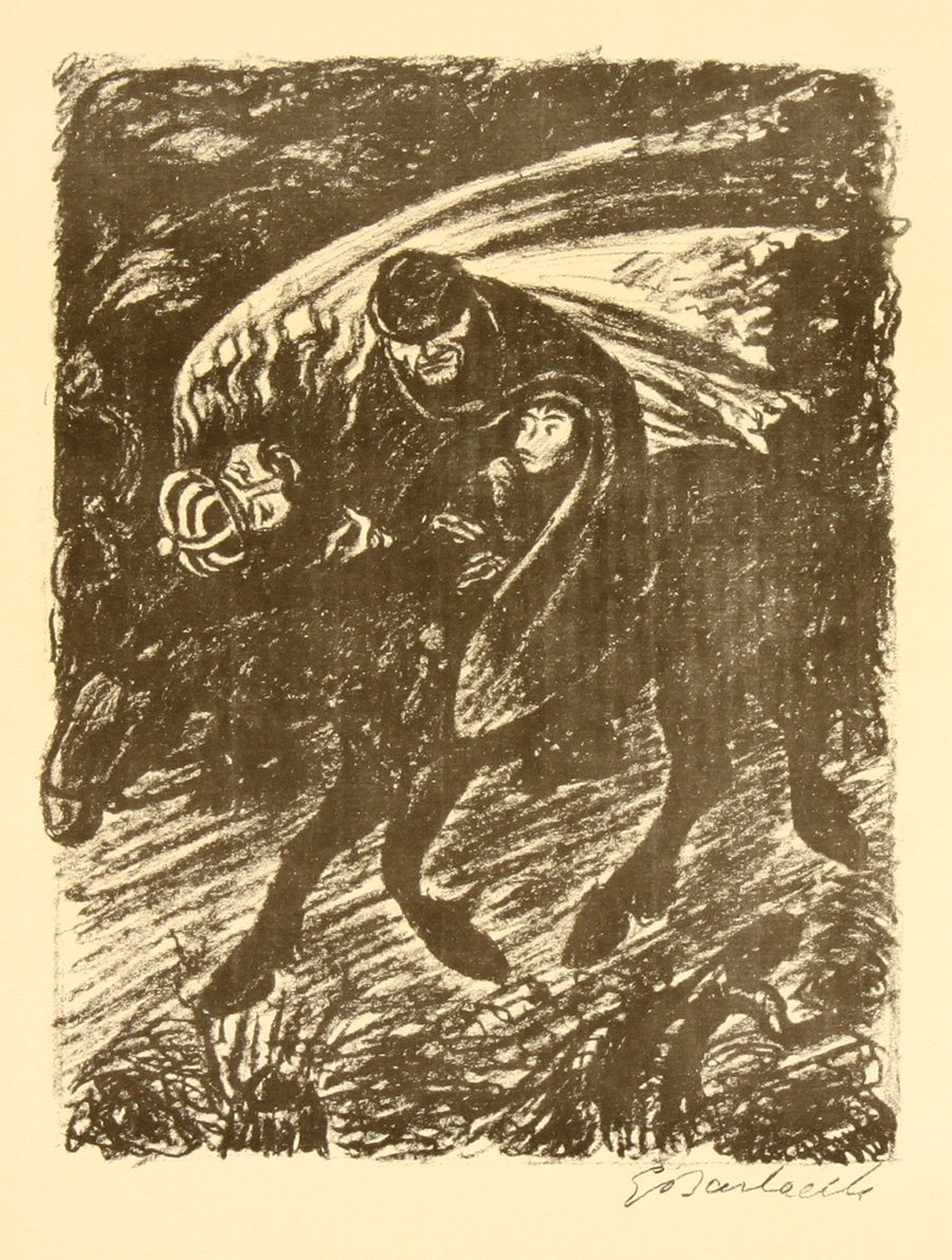 Изображение к балладе Лесной царь