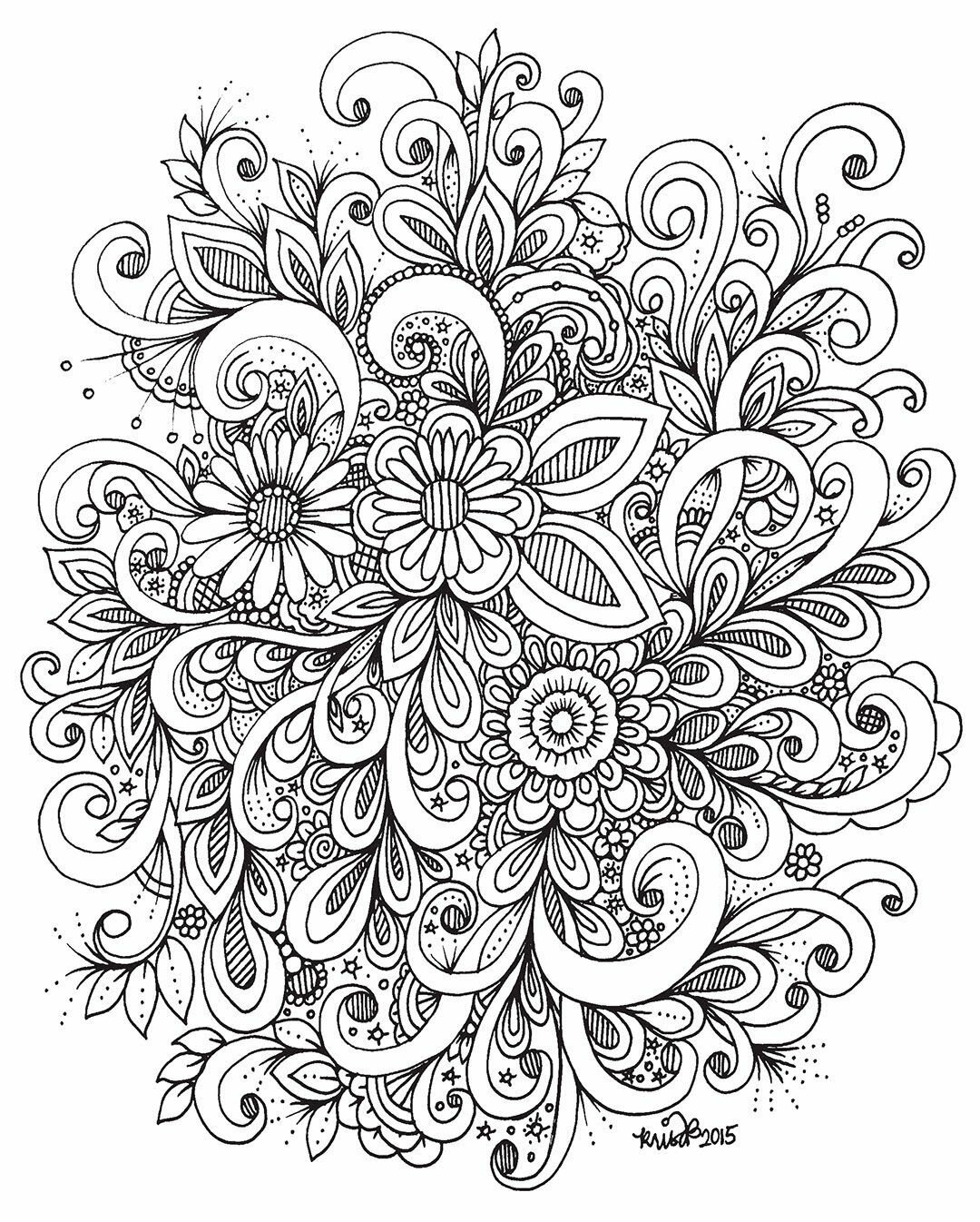 Раскраска для черной ручки