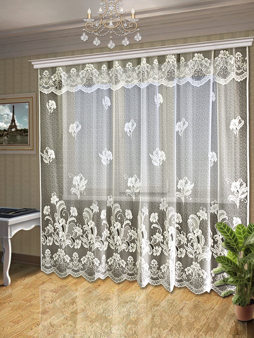 Тюль Моздокские узоры