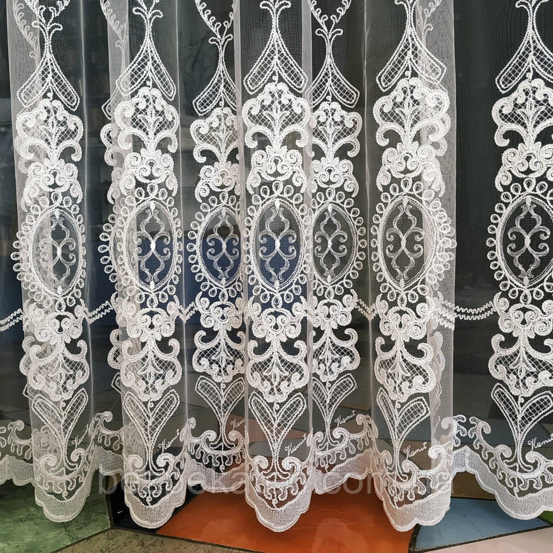 Тюль занавеска Mesh embroiddery Curtain 140*260 модель gzg134-3 Royal Union