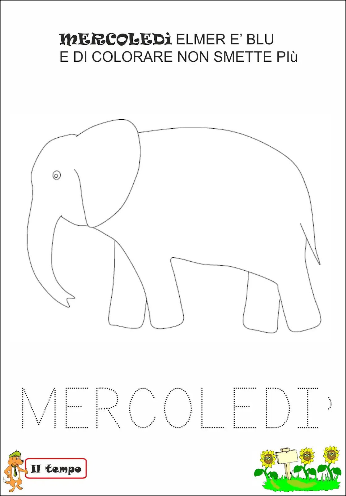 Выкройка слона Элмера