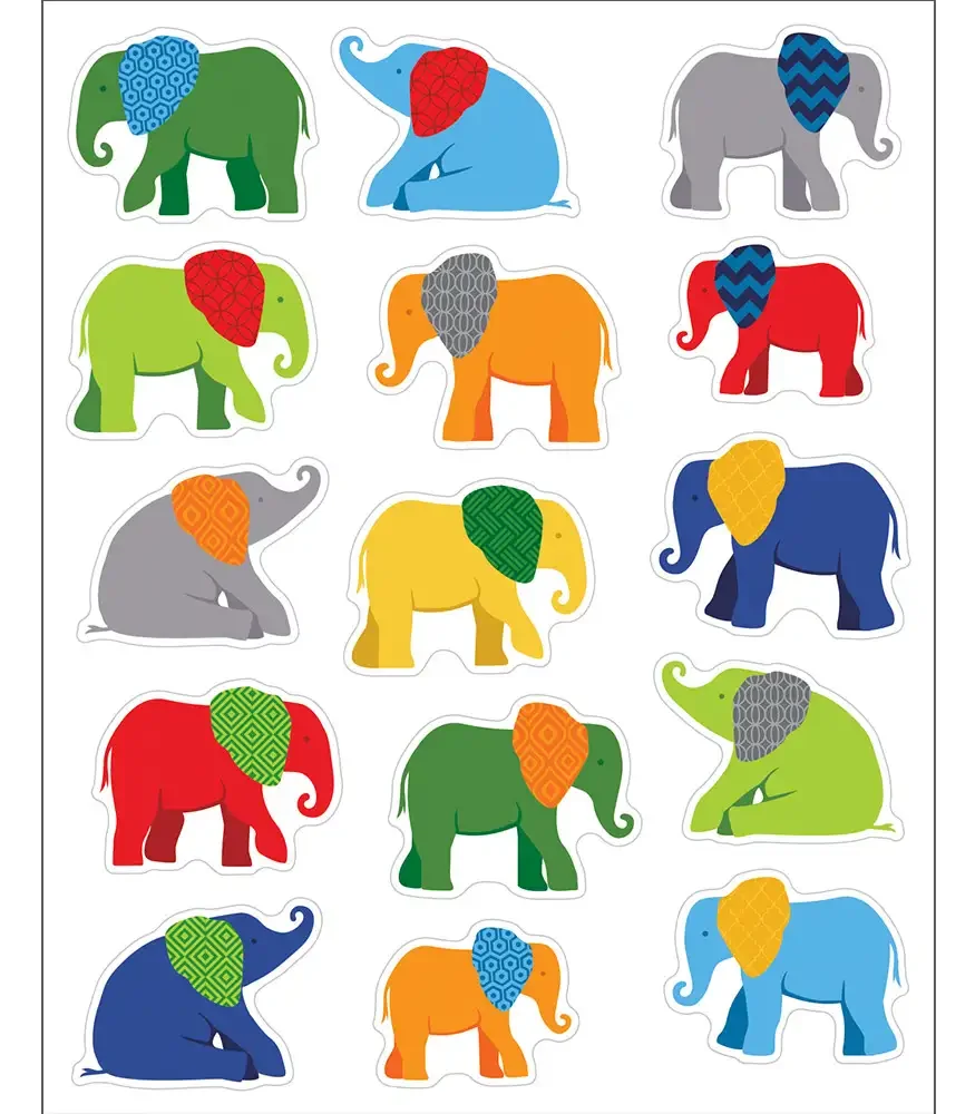 Какого цвета слон для детей английский