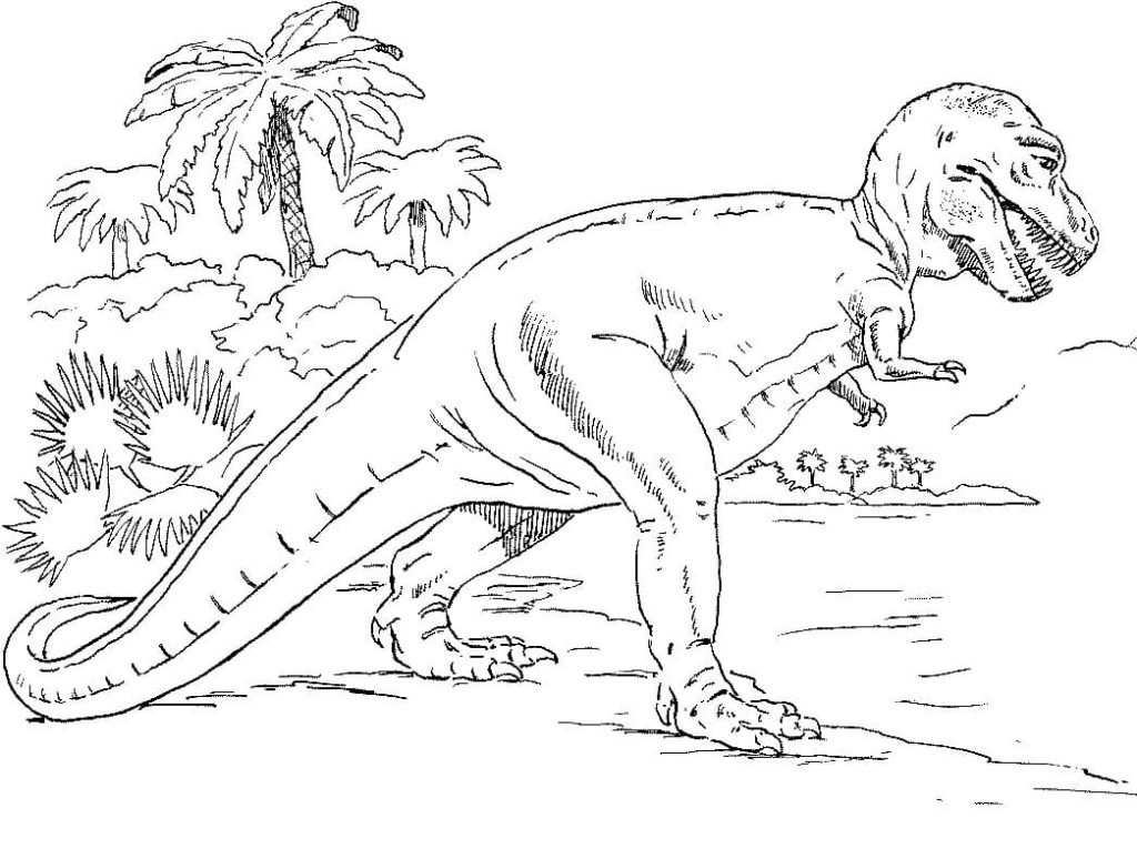 Раскраски динозавры Мозазавр