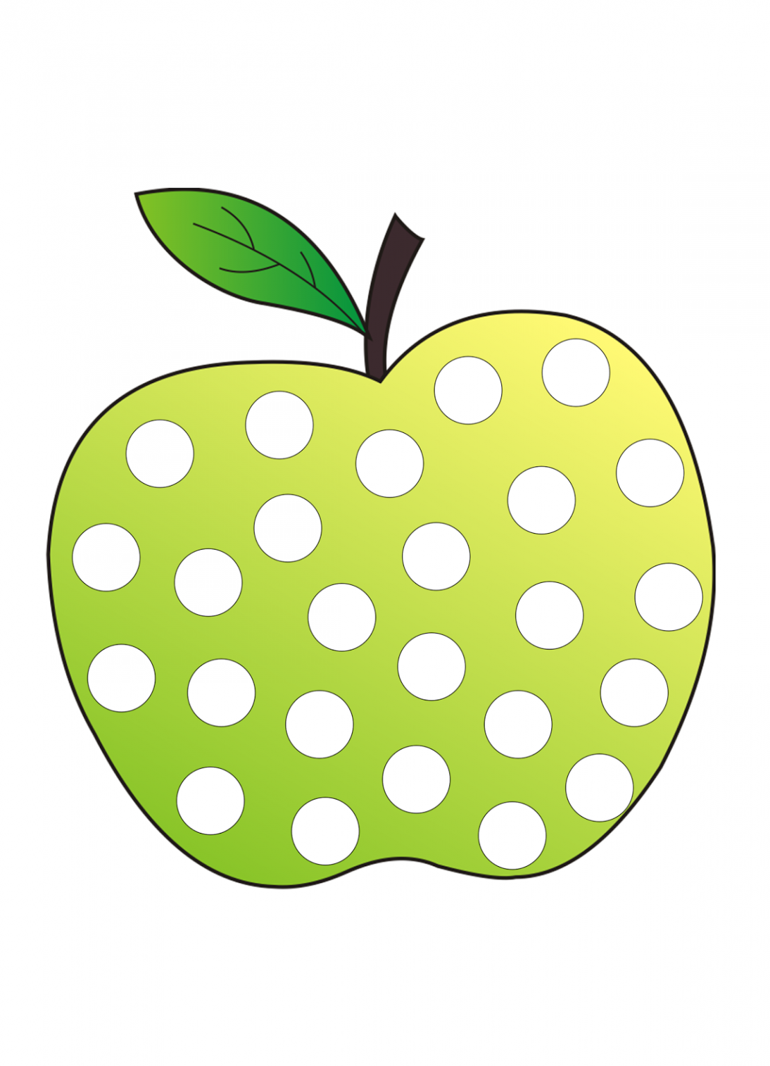 Пластилиновые заплатки фрукты