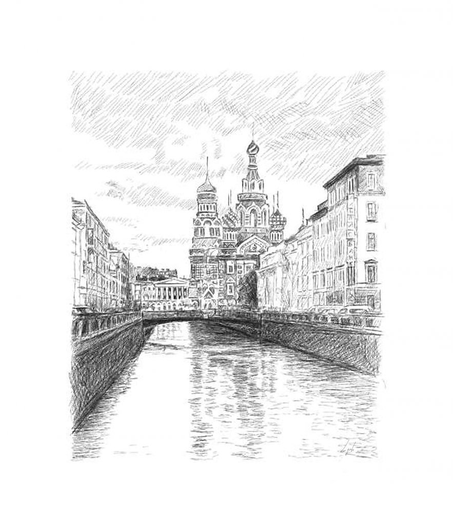 Петербург в графике