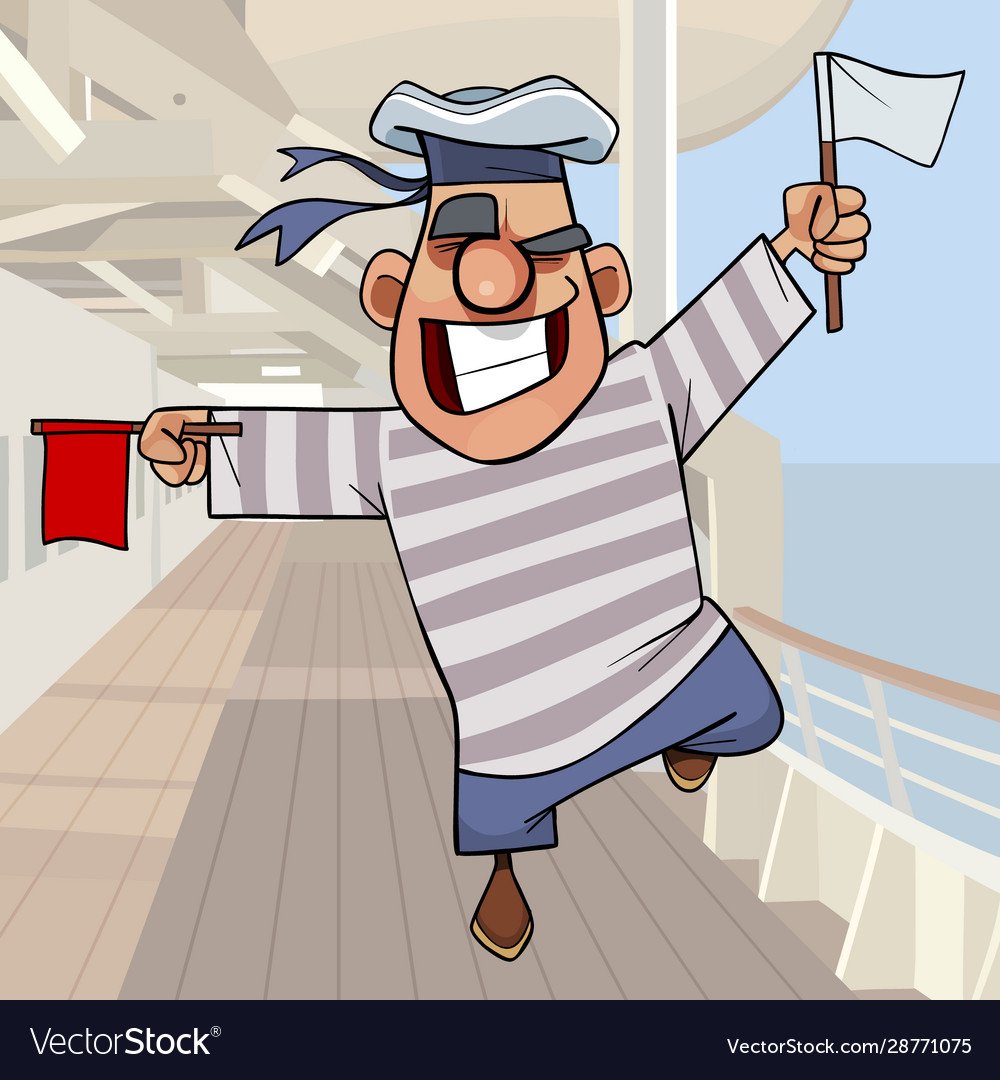 Раскраска моряк