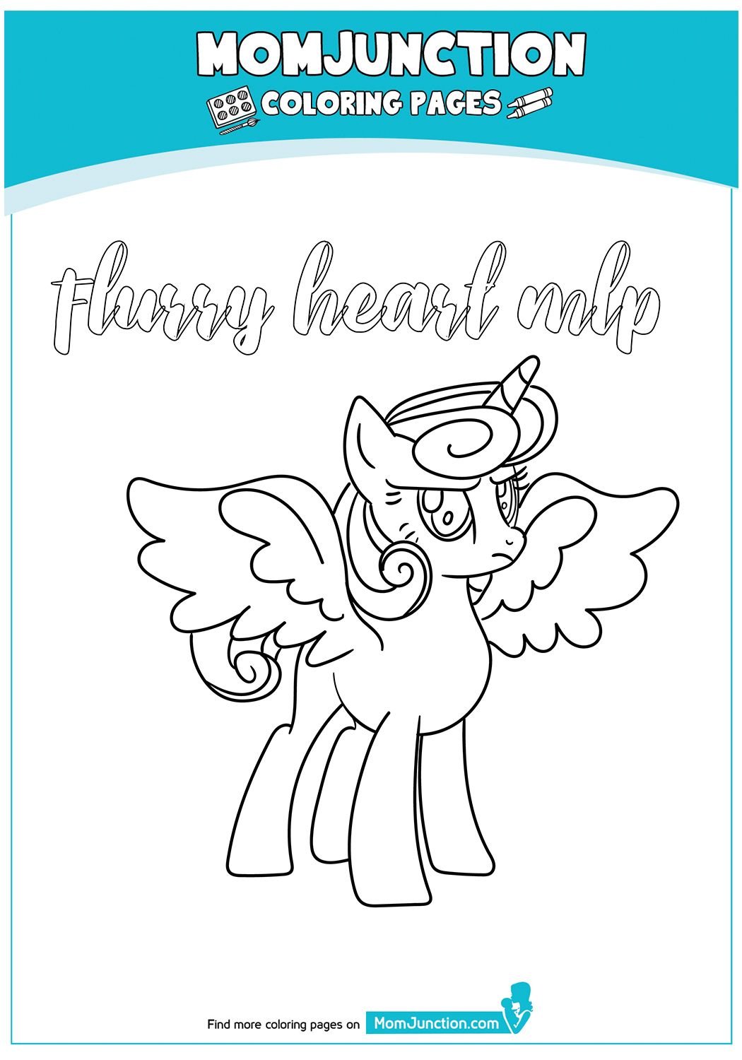 Раскраска пони Фларри Харт