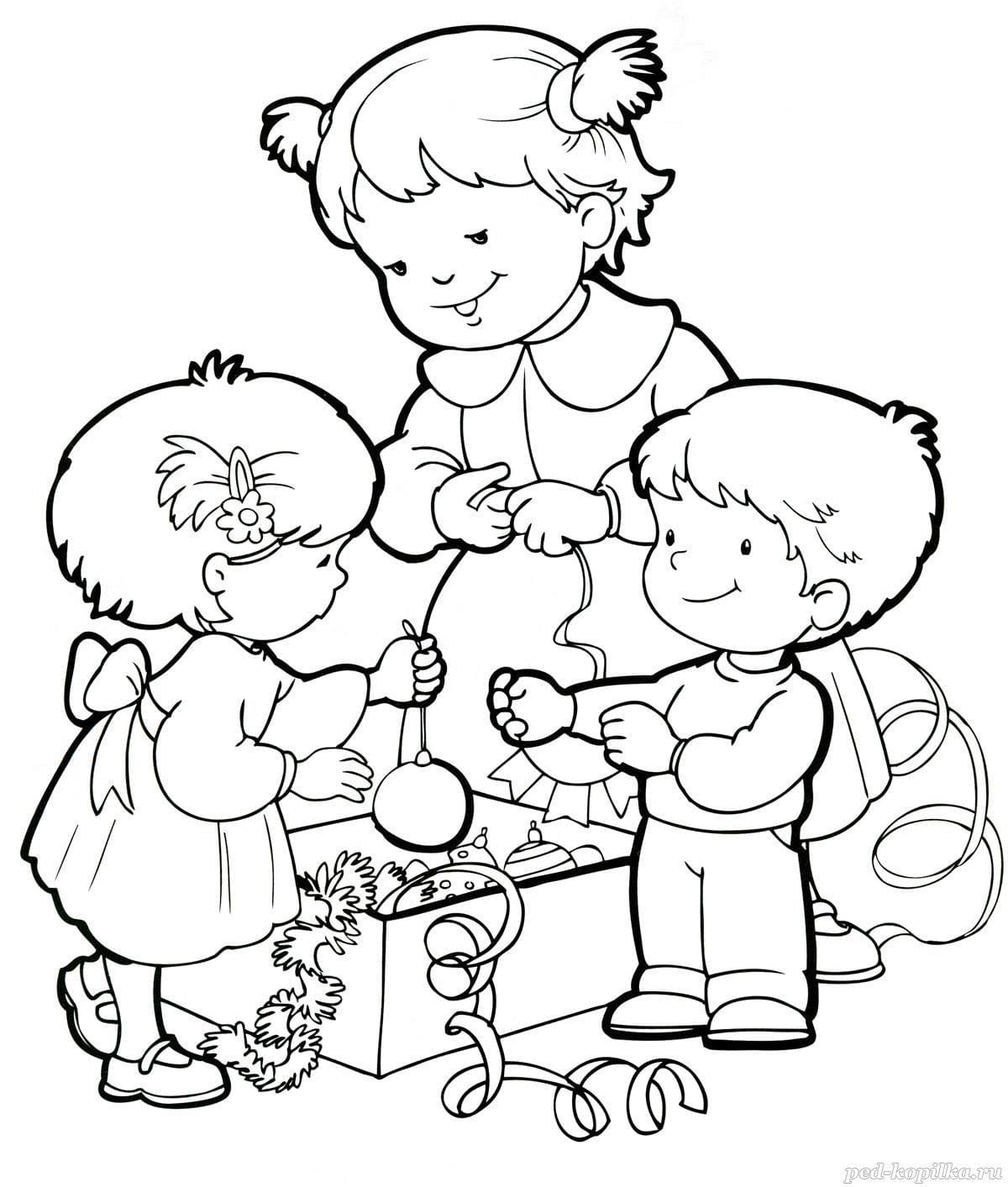 Разукрашки ко Дню воспитателя