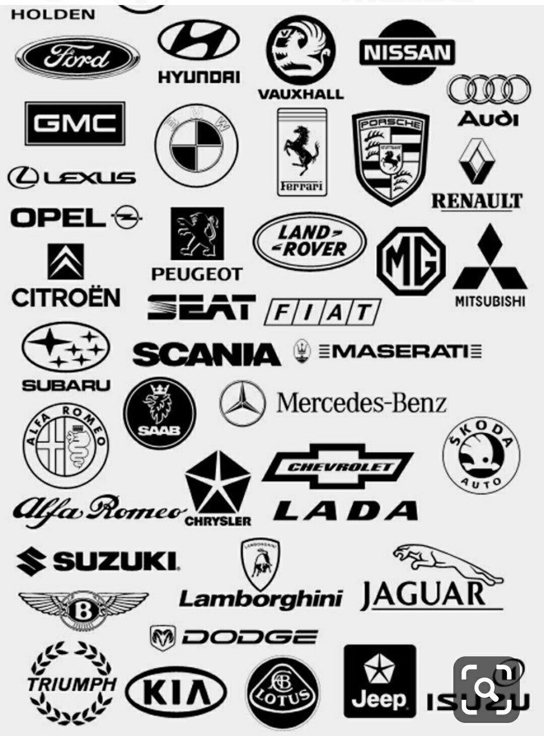 Значок Бугатти раскраска