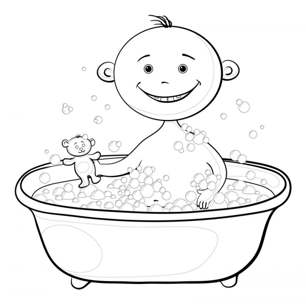 Мойдодыр раскраска для детей