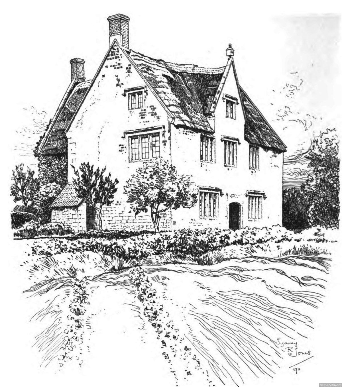 Домик в графике