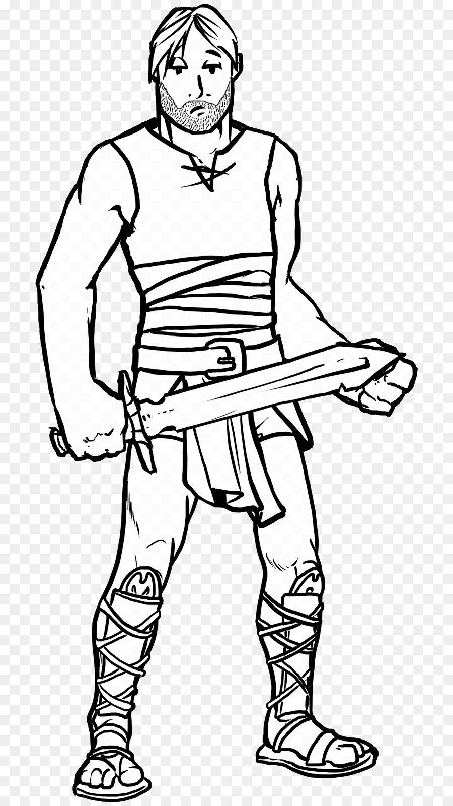 Раскраска Спартанец