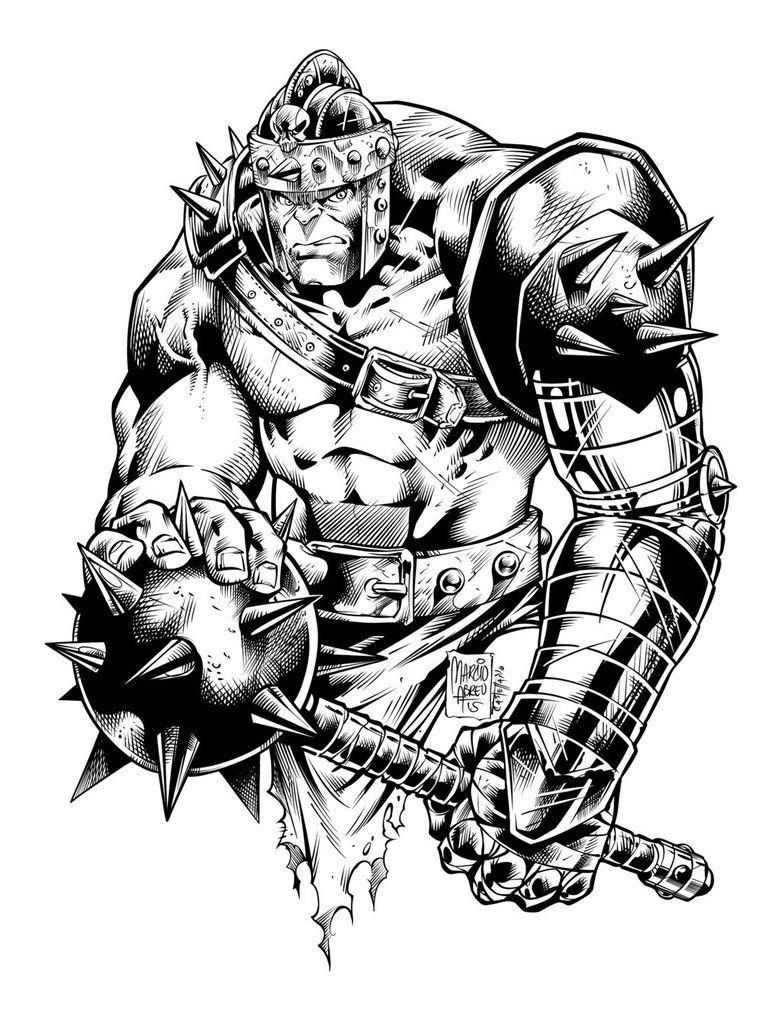 Гладиатор мускулы