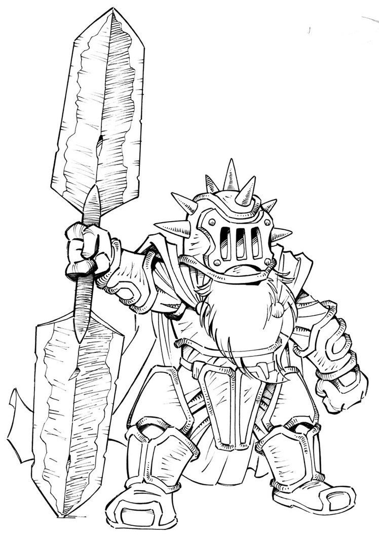 Раскраска гладиаторские бои