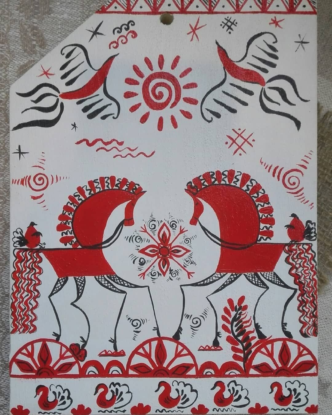 Языческий орнамент в полосе