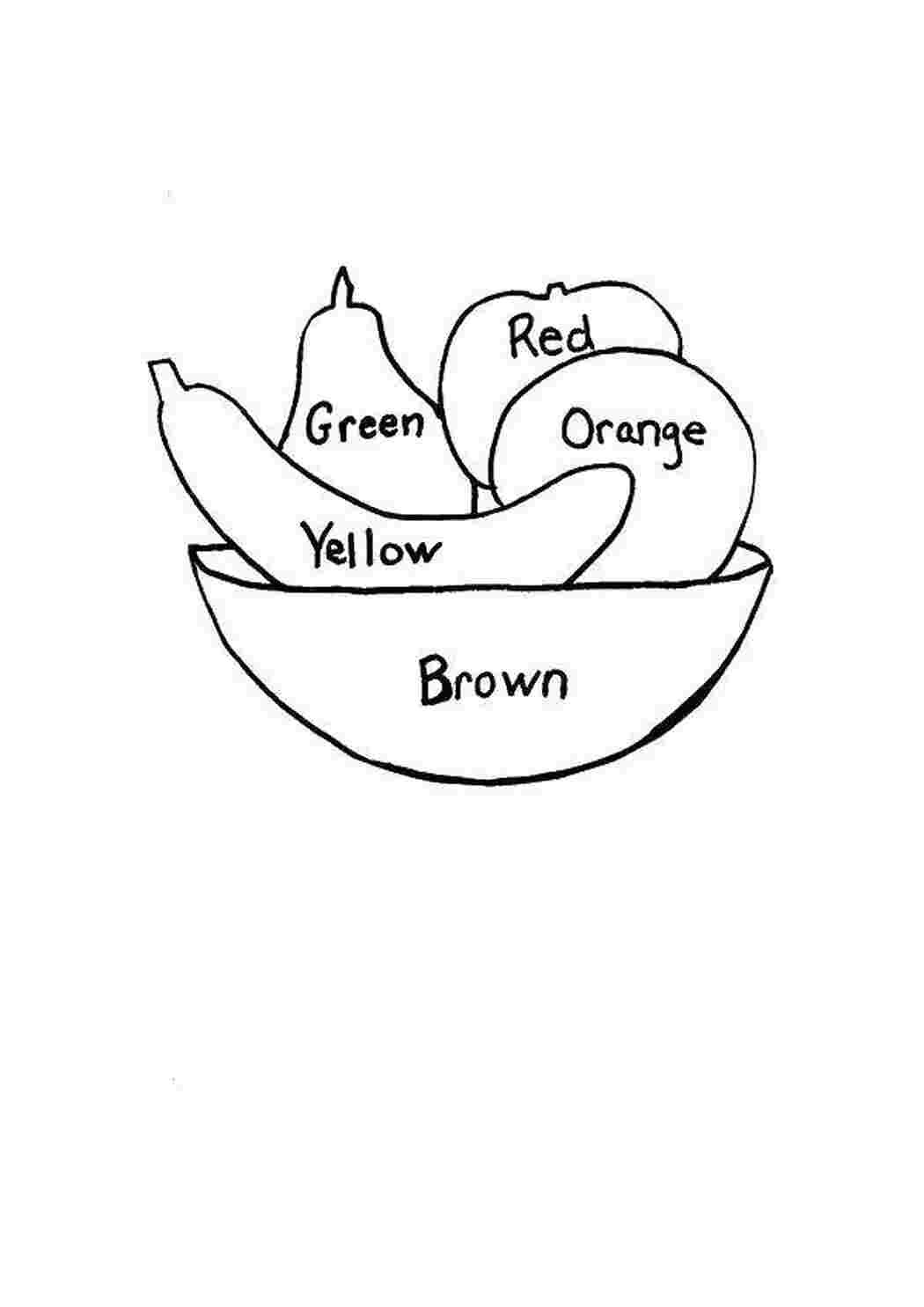 Раскраски на английском для малышей