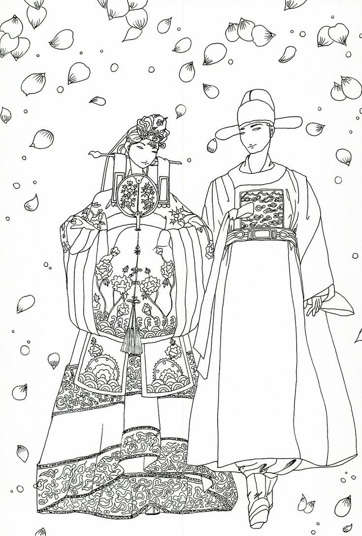 Раскраска Корея