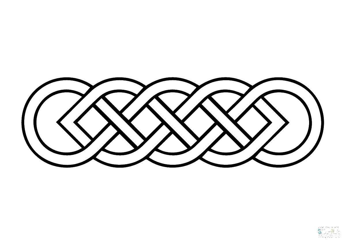 Скандинавские плетеные узоры