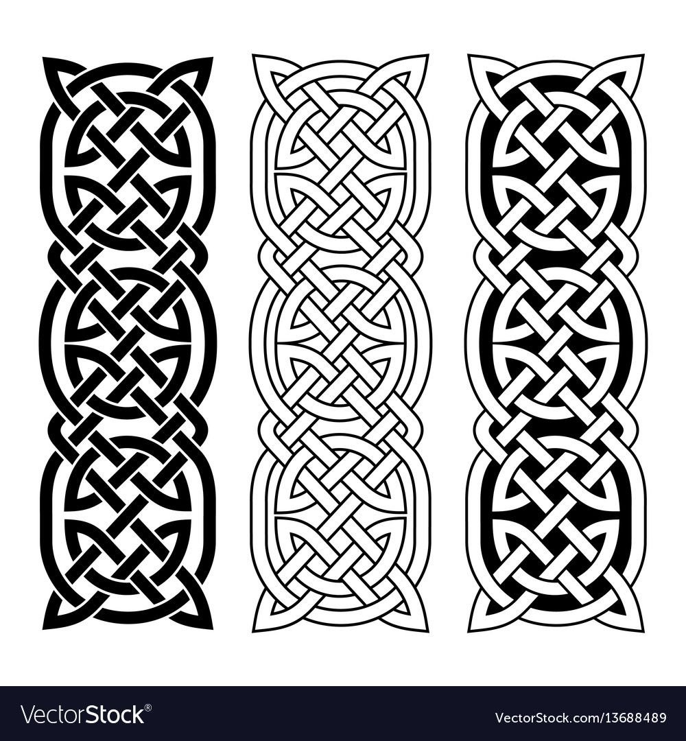 Скандинавский орнамент вектор