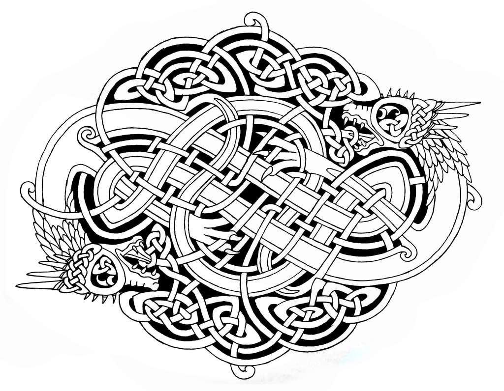 Кельтская вязь орнамент