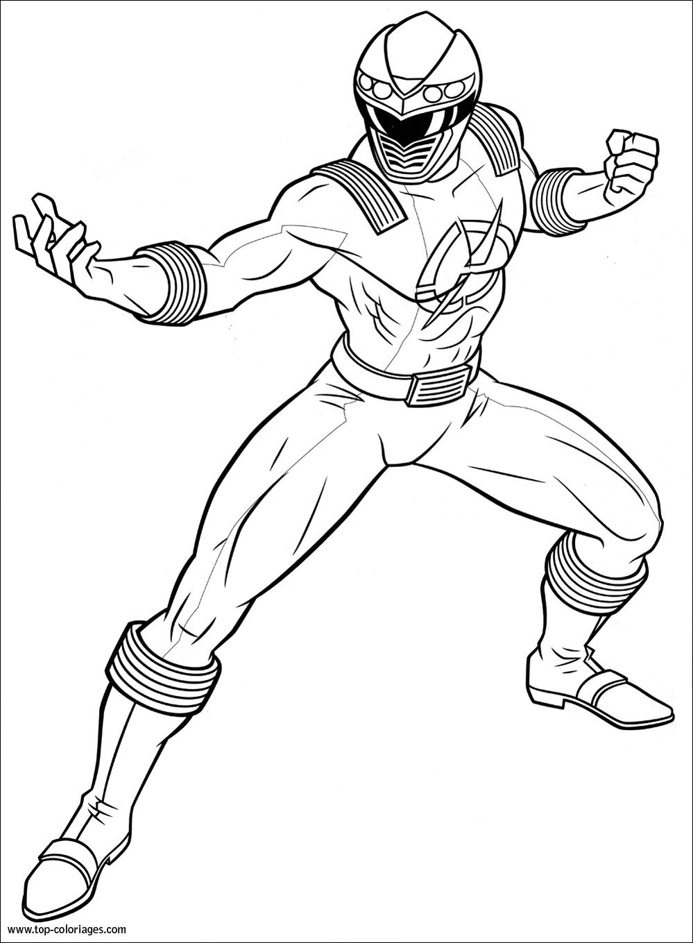 Раскраска рейнджеры ниндзя шторм