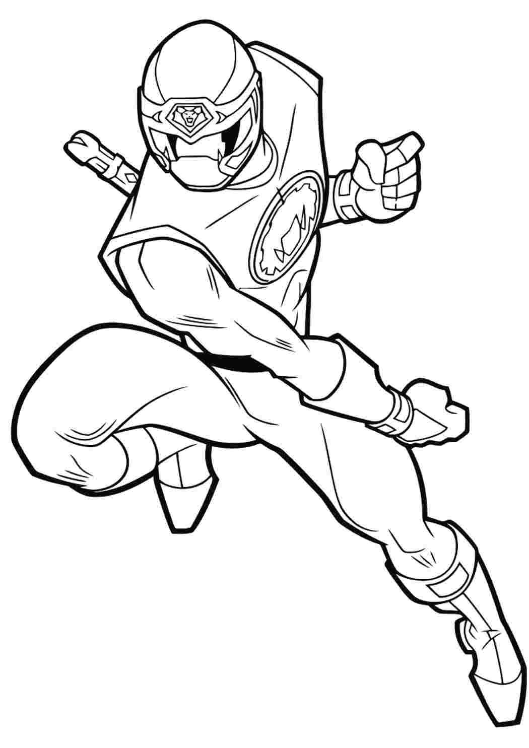 Раскраски рейнджеры Мегафорс