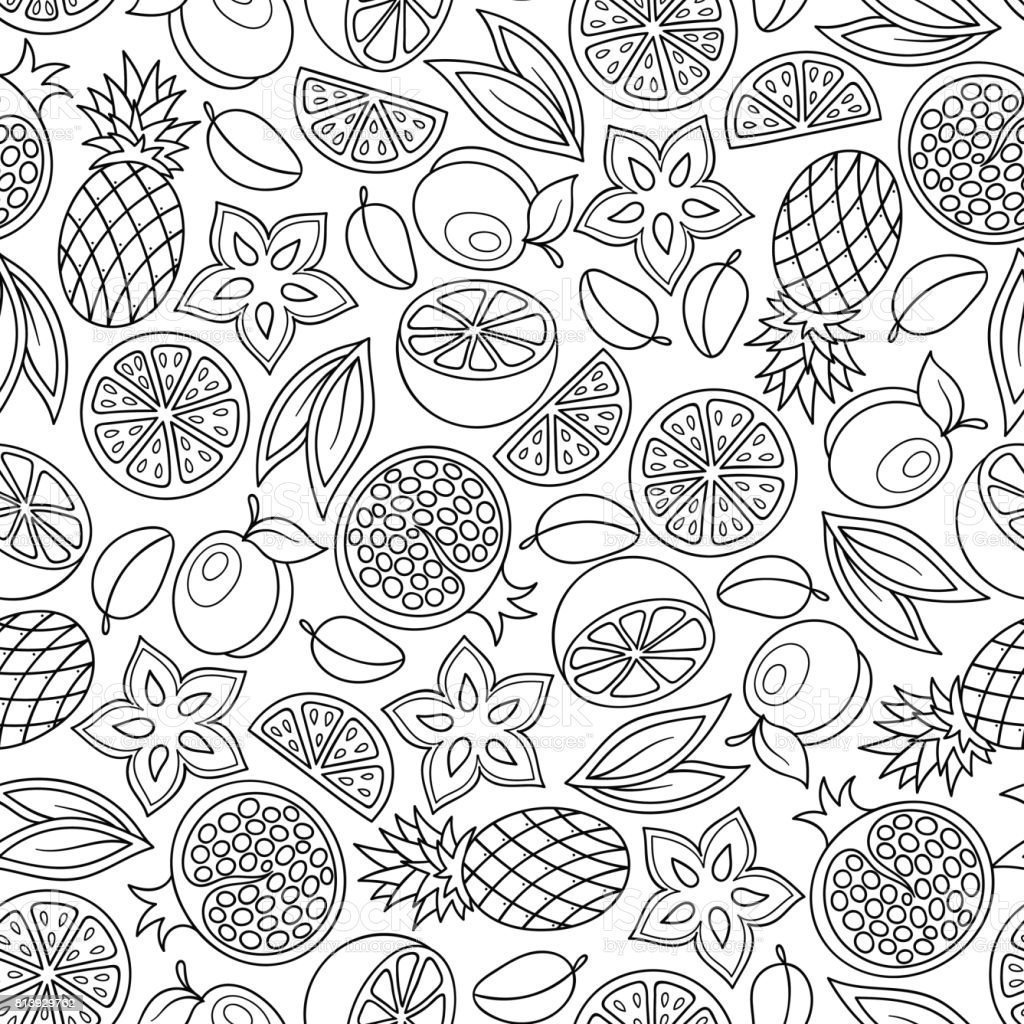 Раскраска антистресс ягоды