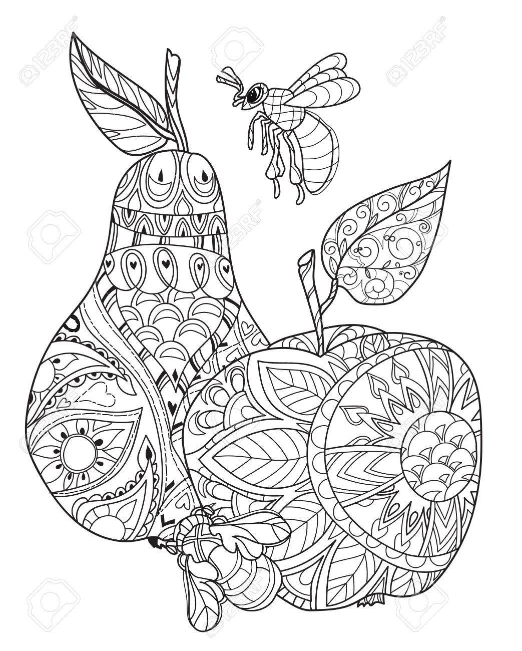 Раскраска антистресс Арбуз