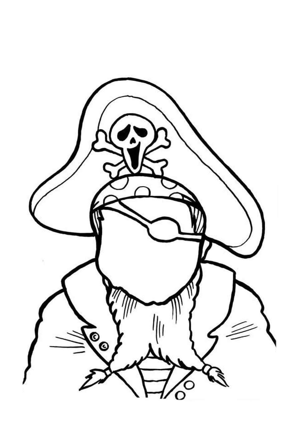 Дорисуй лицо пирату