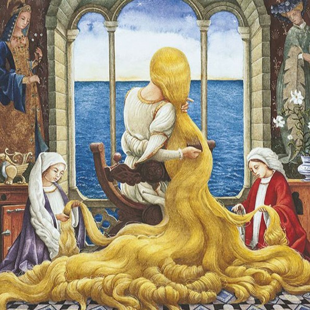 Златовласка чешская сказка иллюстрации