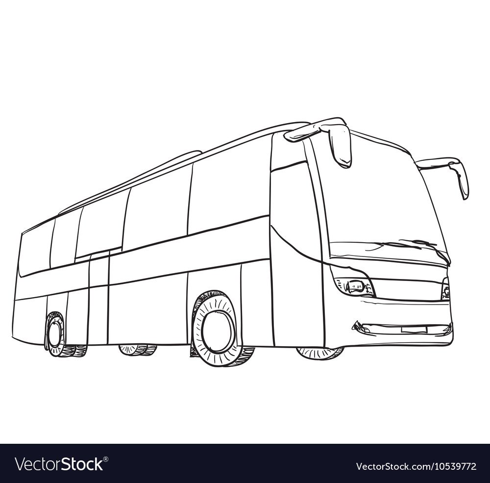 Схематичный скетч автобуса